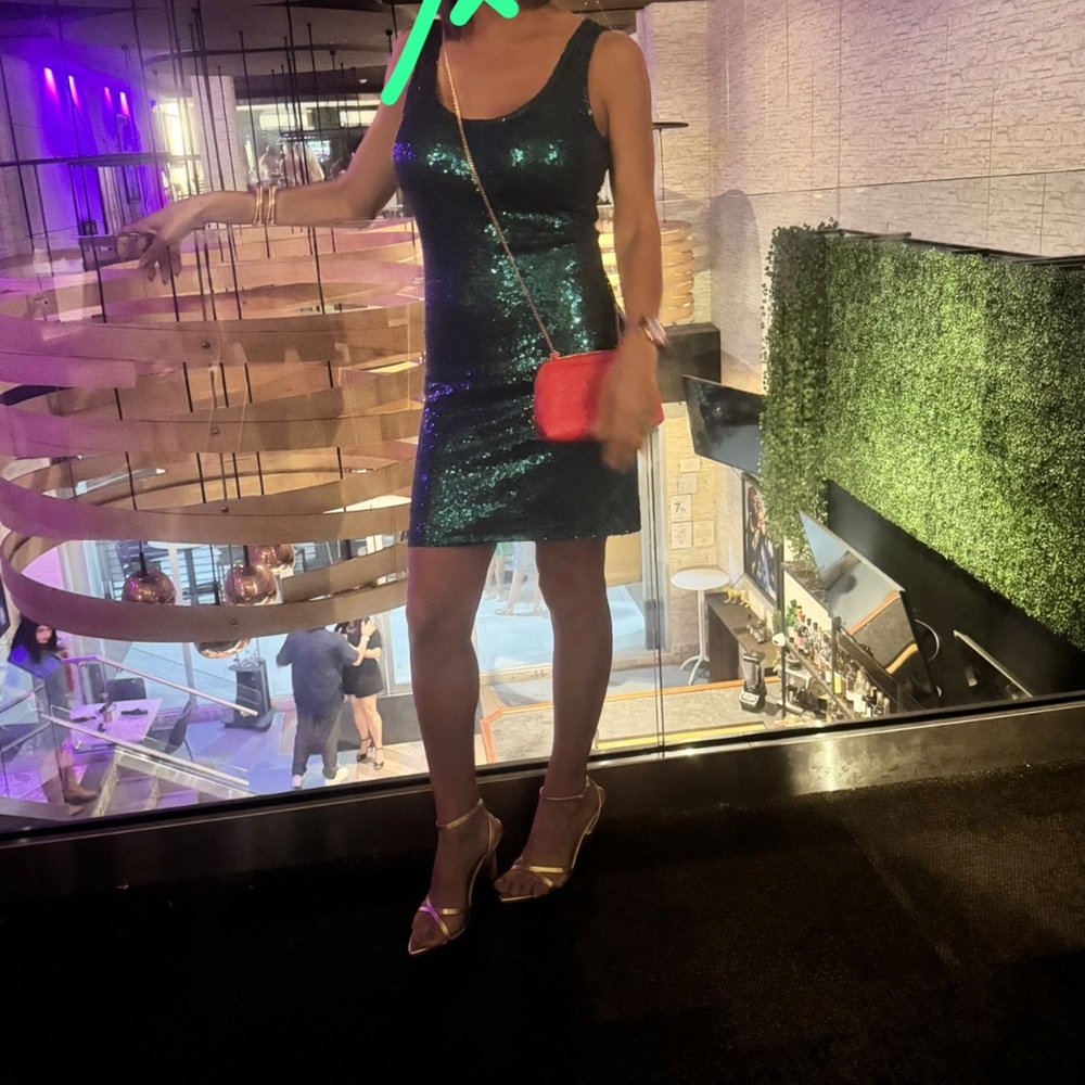 Purple Bodycon Mini Dress with Spaghetti Straps